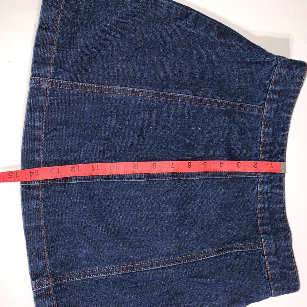 Altar'd State Women's Zip Front Jean Skirt Size Small - Picture 4 of 5
